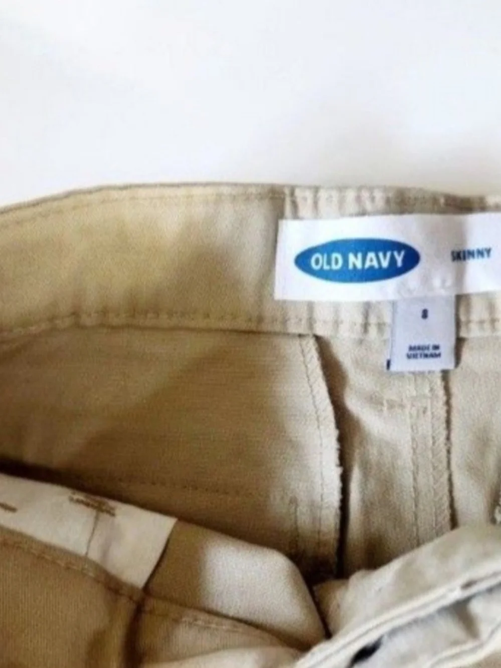 🩷Old Navy Girl's Tan Uniform Pants Size: 8